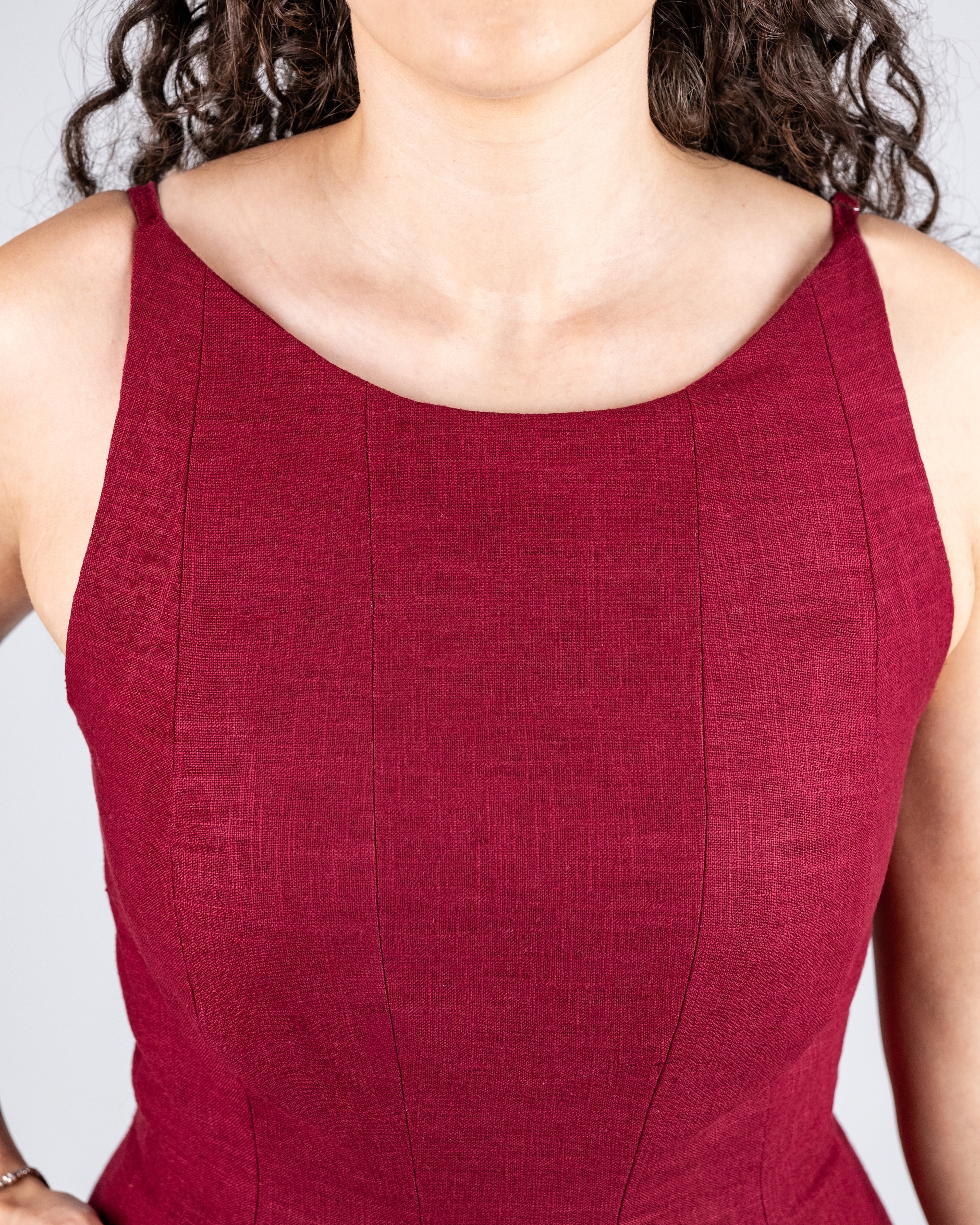 Vestido Curto com Pregas