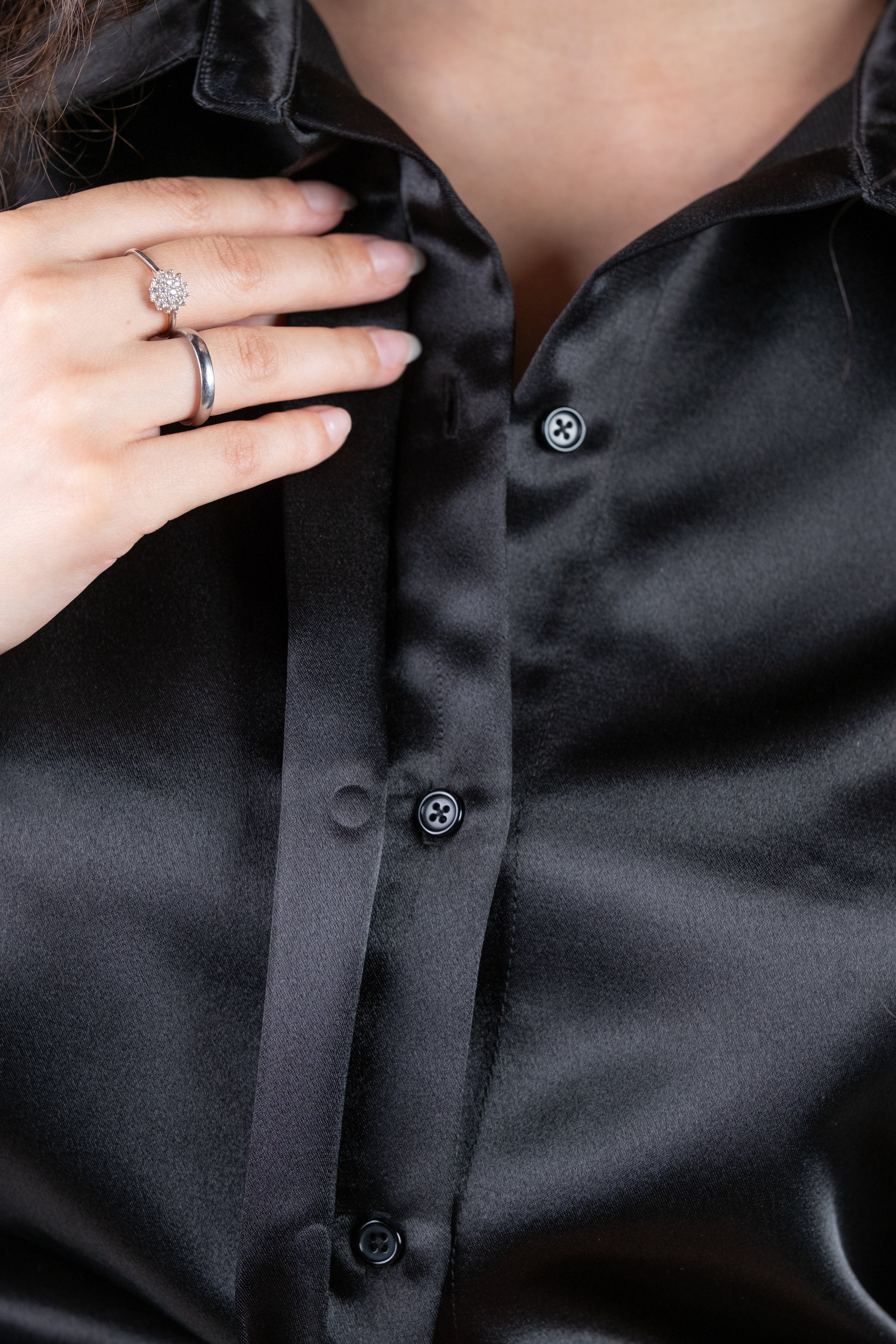 Camisa Acetinada